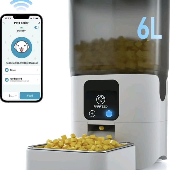 Papifeed Automatic Pet Feeder NWT - Picture 2 of 2